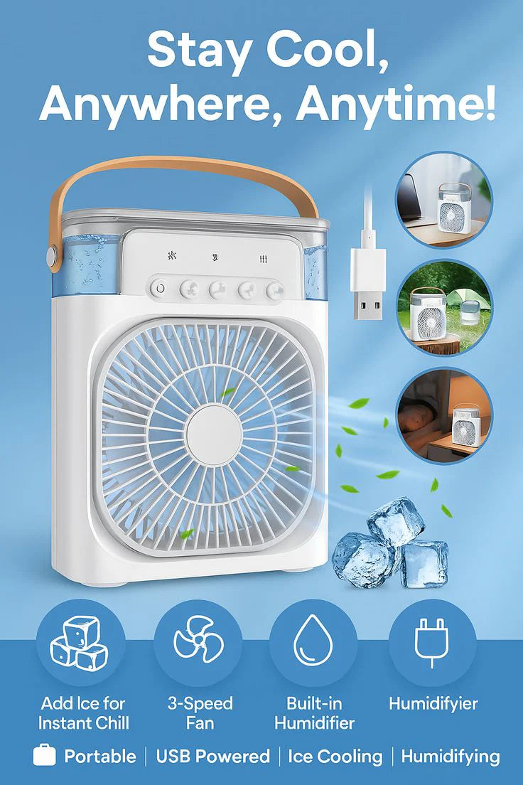 CLAFYSHOP PORTABLE MINI AIR COOLER
